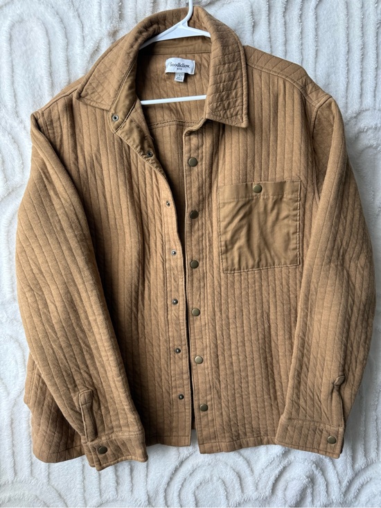 Goodfellow & Co Other - Goodfellow & Co Quilted Chest-Pocket Shirt Jacket in Camel